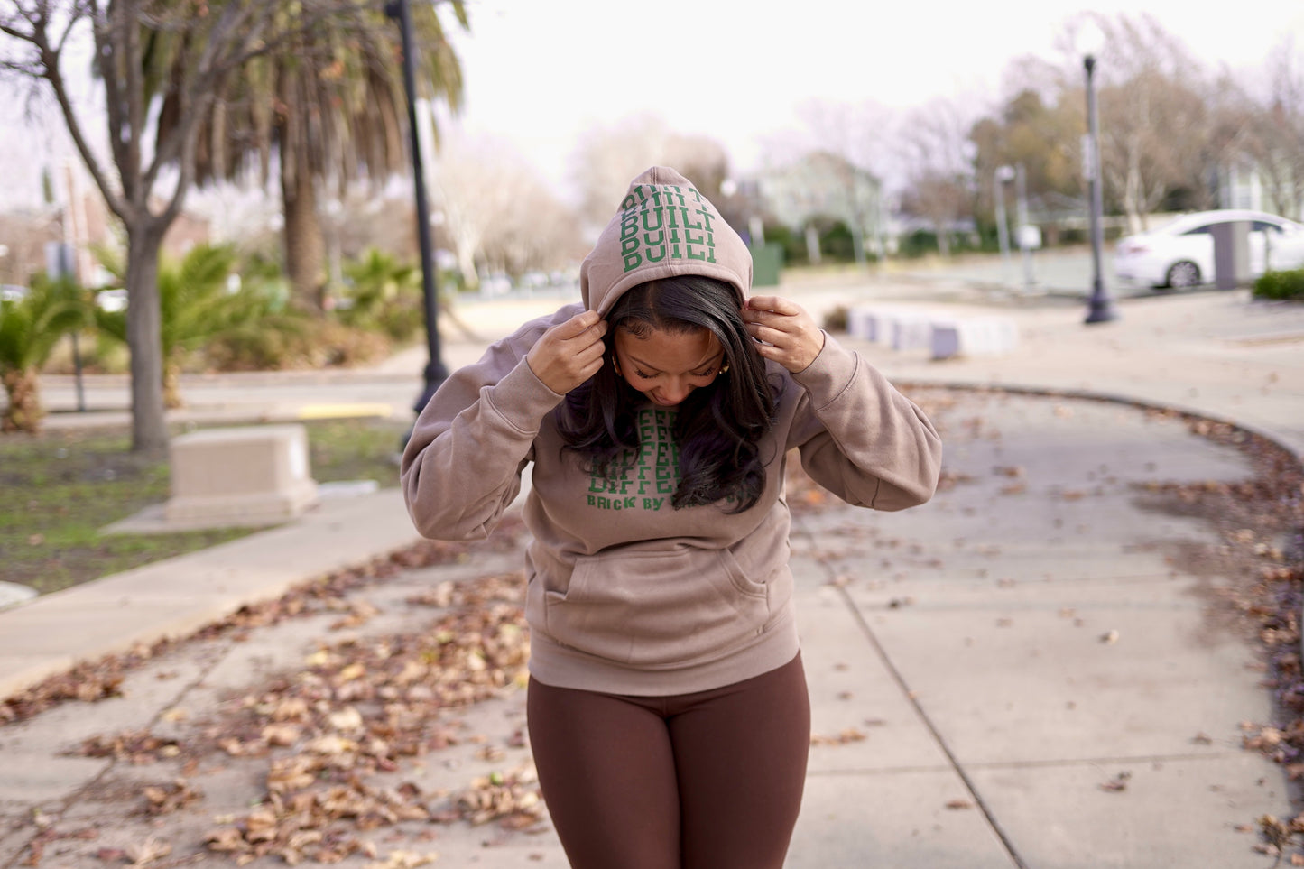 'Different' Dessert Green Hoodie